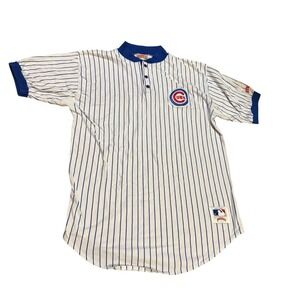 Nutmeg Chicago Cubs Jersey Men's Large Vintage 90s Casual‎ Summer